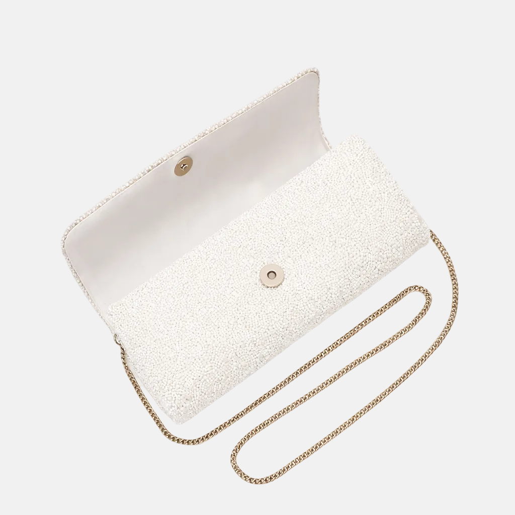The Bridal Beaded Clutch - MRS.
