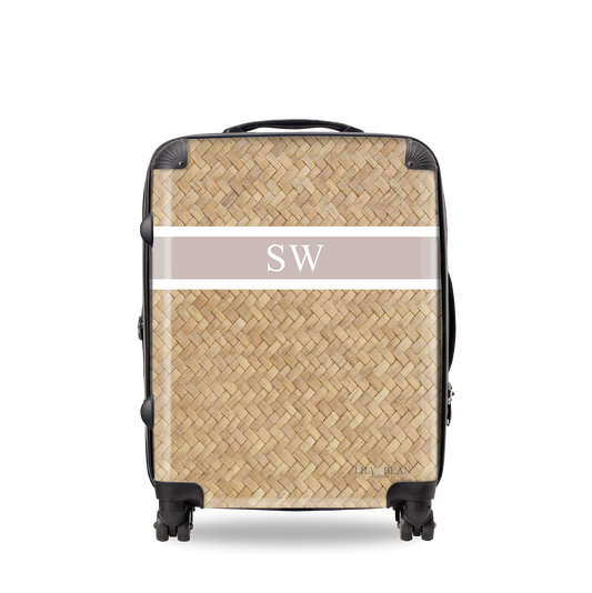 Straw Shopper Style Luggage