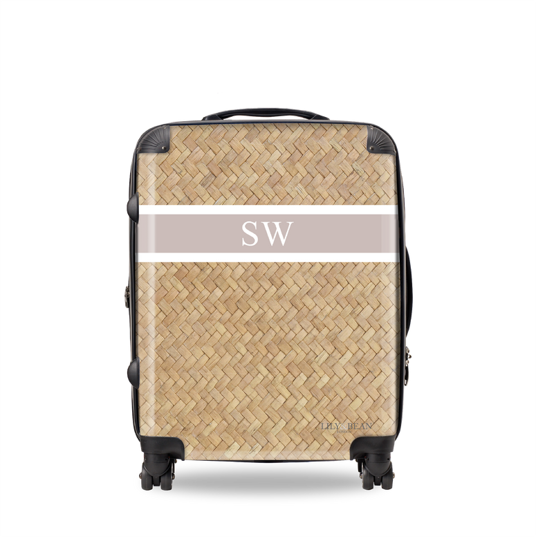 Straw Shopper Style Luggage