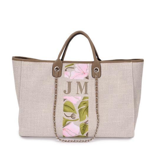 Classic Fawn Rainforest Canvas Tote