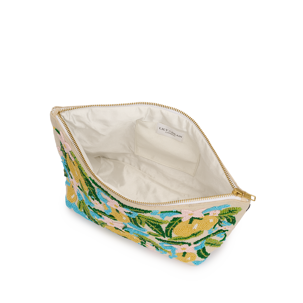 The Amalfi Beaded Cosmetic Bag