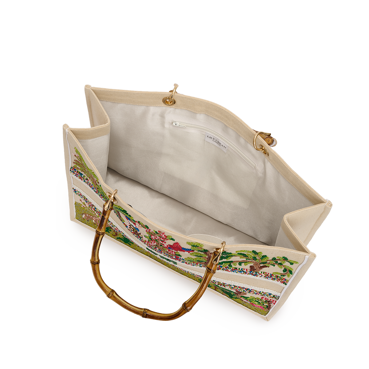 The Juliana Beaded Tote - Serengeti