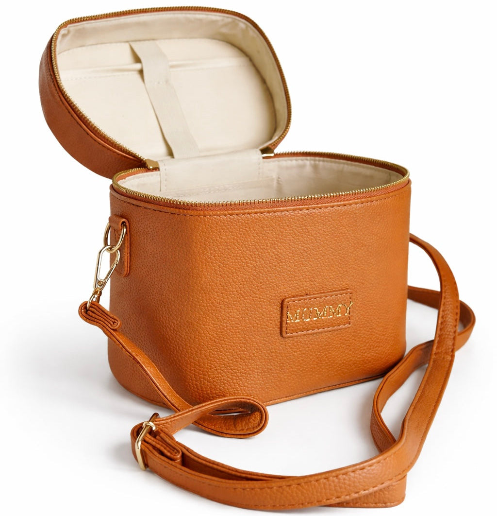Leather Travel Case - Tan