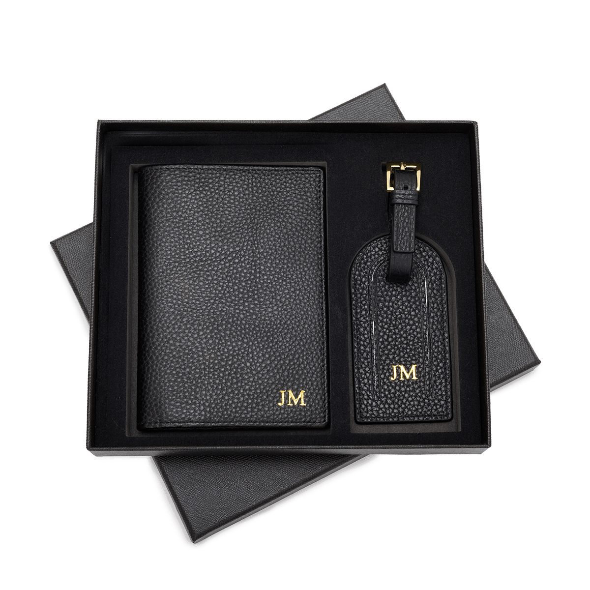 Luggage Tag Set - Black_