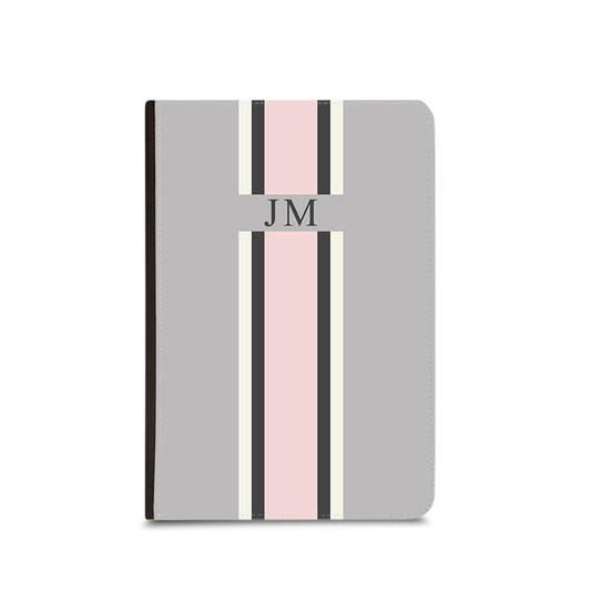Lily & Bean Classic French Grey, White & Pale Pink  Passport Cover