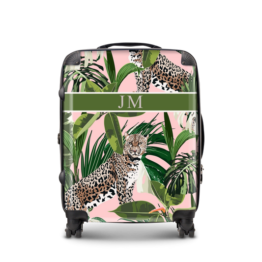 Lily & Bean personalised Leopard Jungle Luggage