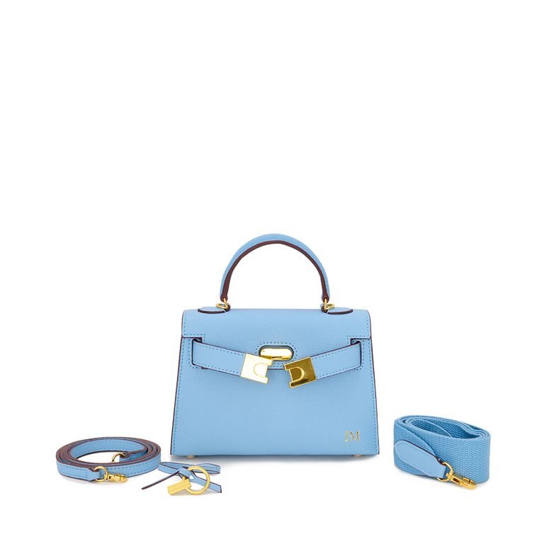 Lily and Bean Evie Leather Bag Glacier Blue PRE ORDER 3 WEEKS