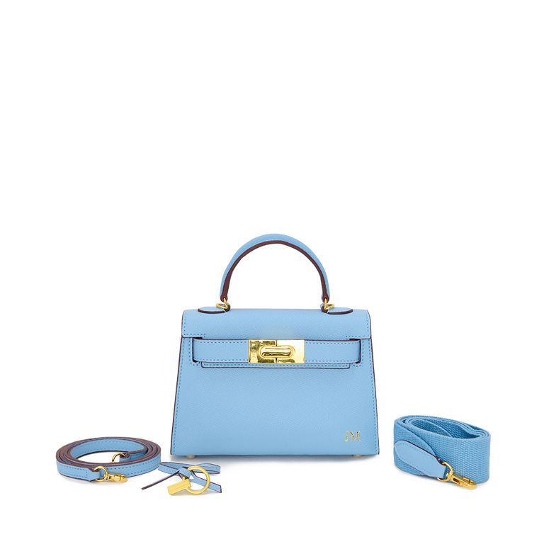 Lily and Bean Evie Leather Bag Glacier Blue PRE ORDER 3 WEEKS