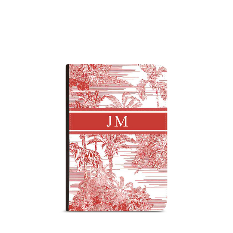 Lily & Bean Personalised Indian Red Passport Cover