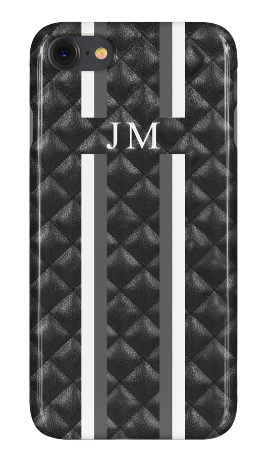 Lily and Bean Black Quilted Phone Case