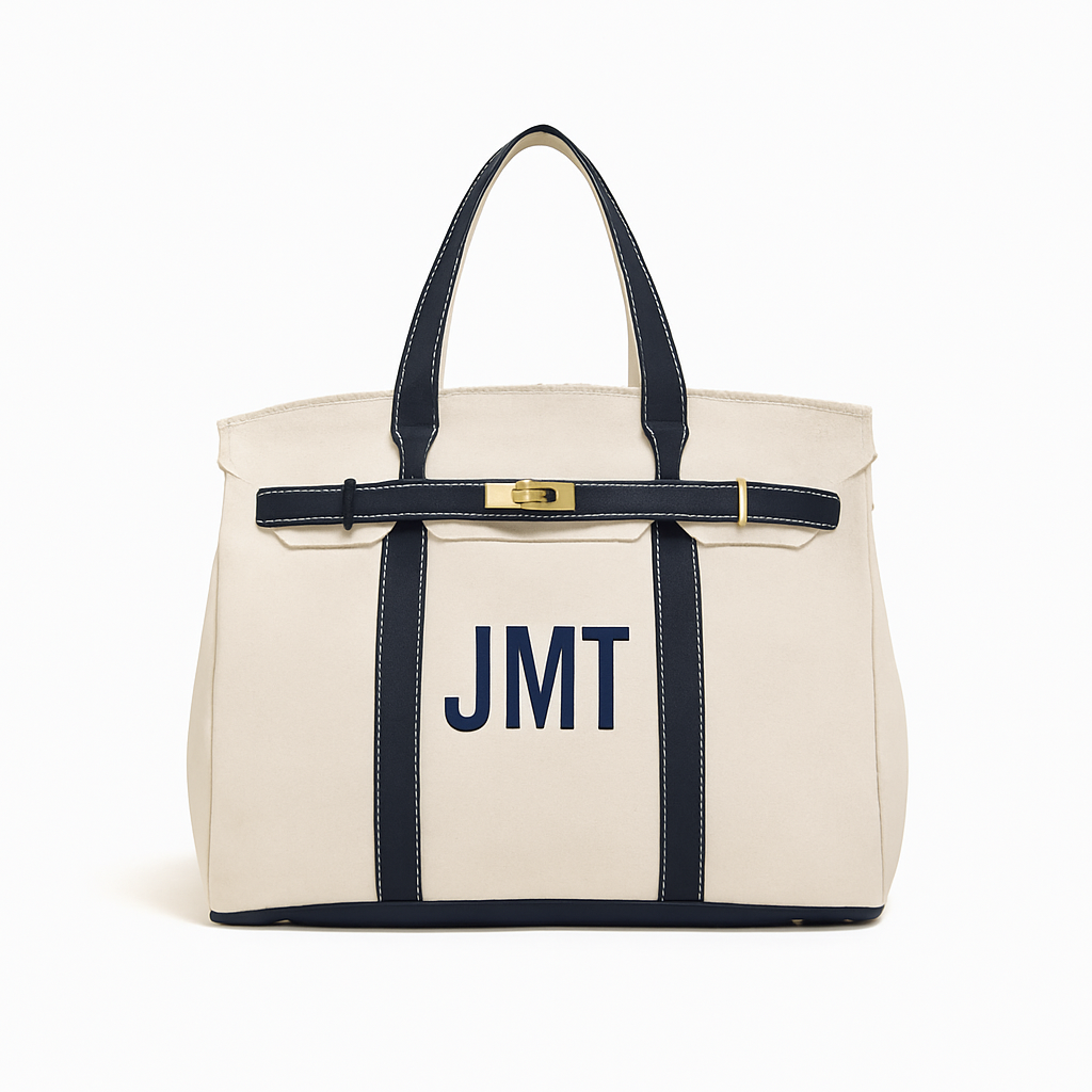 The Not Hettie Bag Navy Canvas