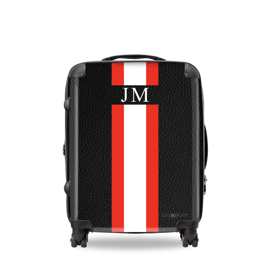 Black with Taupe Egerton Hardshell Luggage Design Your Own