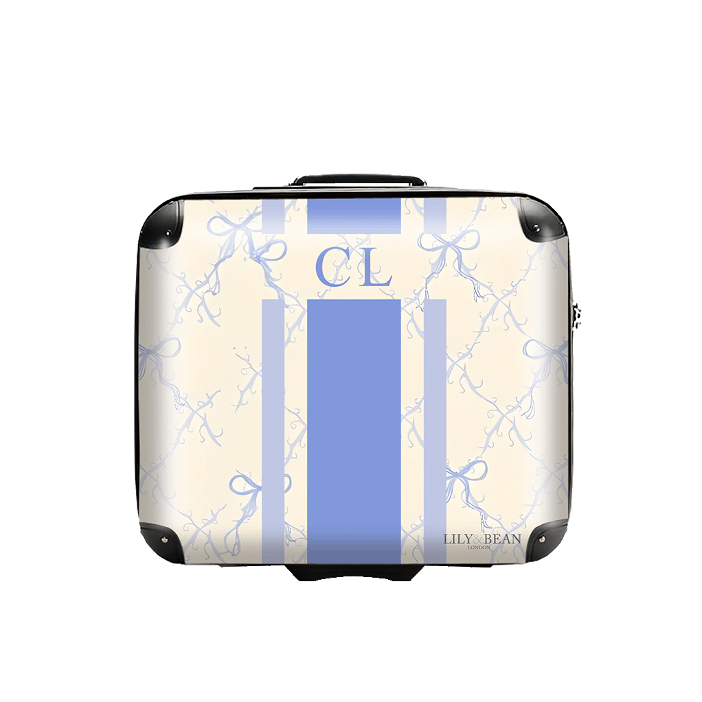 Bow Hardshell Luggage - Blue