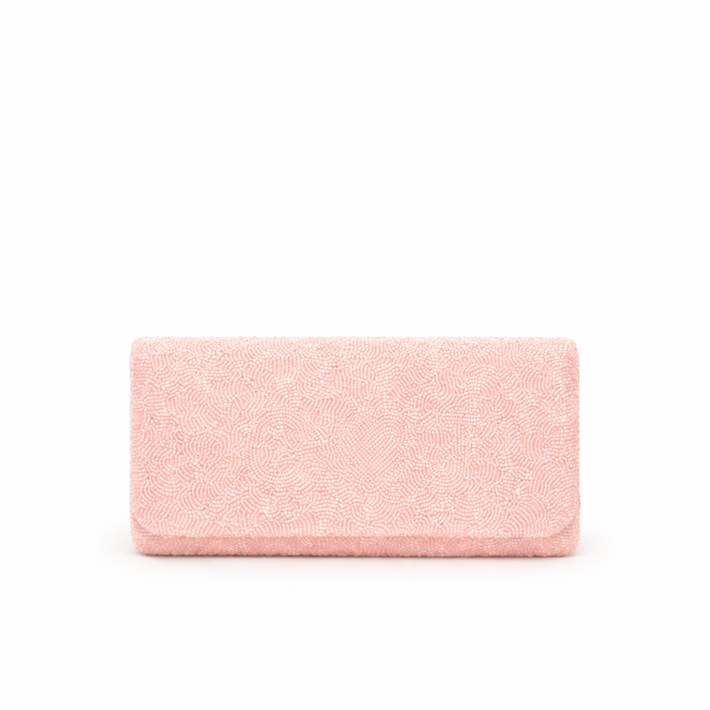 The Custom Beaded Clutch with Note & Initials