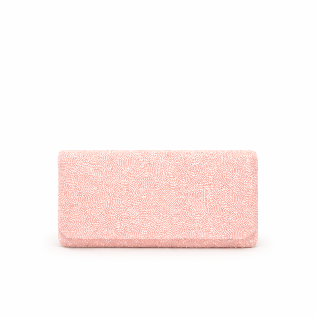 The Custom Beaded Clutch with Note & Initials