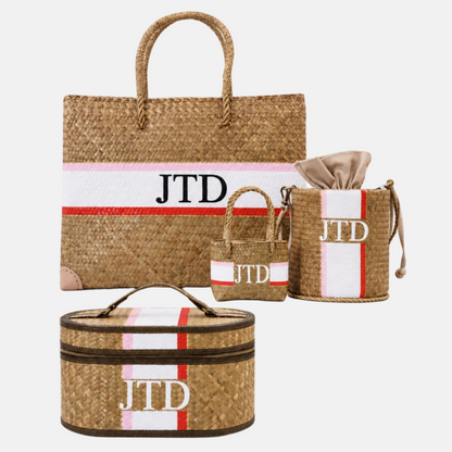 Straw Bucket Bag