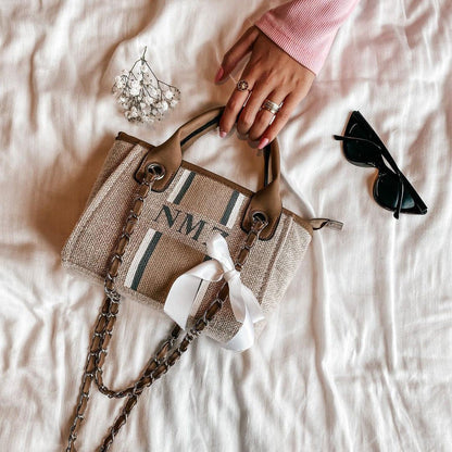 The Lily Canvas Tote - Soft Fawn - Mini