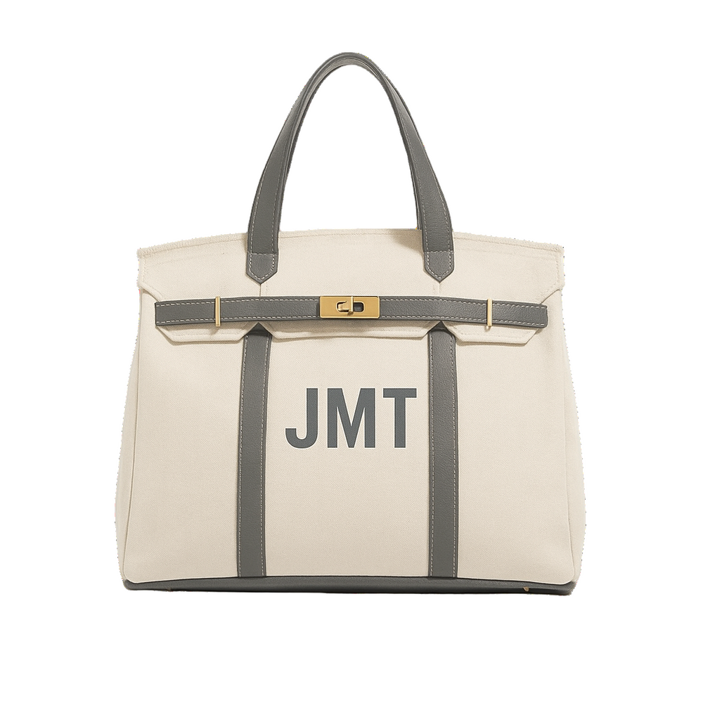 The Not Hettie Bag Grey Canvas