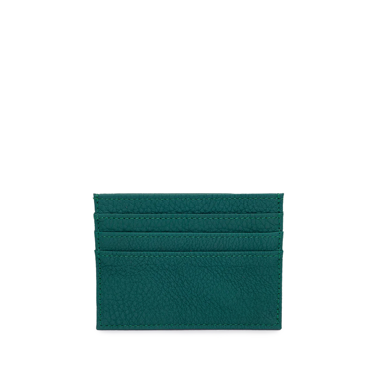 Emerald Green Leather Card Holder