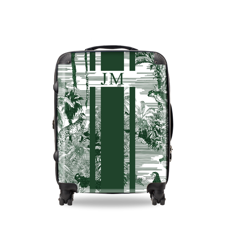 Lily & Bean Limited Edition Racing Green Tropical Medium Luggage