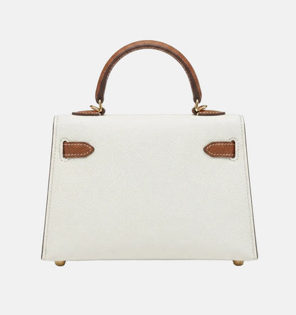 Hettie Bag - Cream & Tan