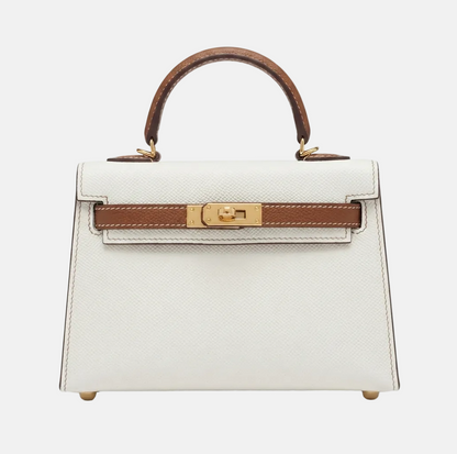 Hettie Bag - Cream & Tan