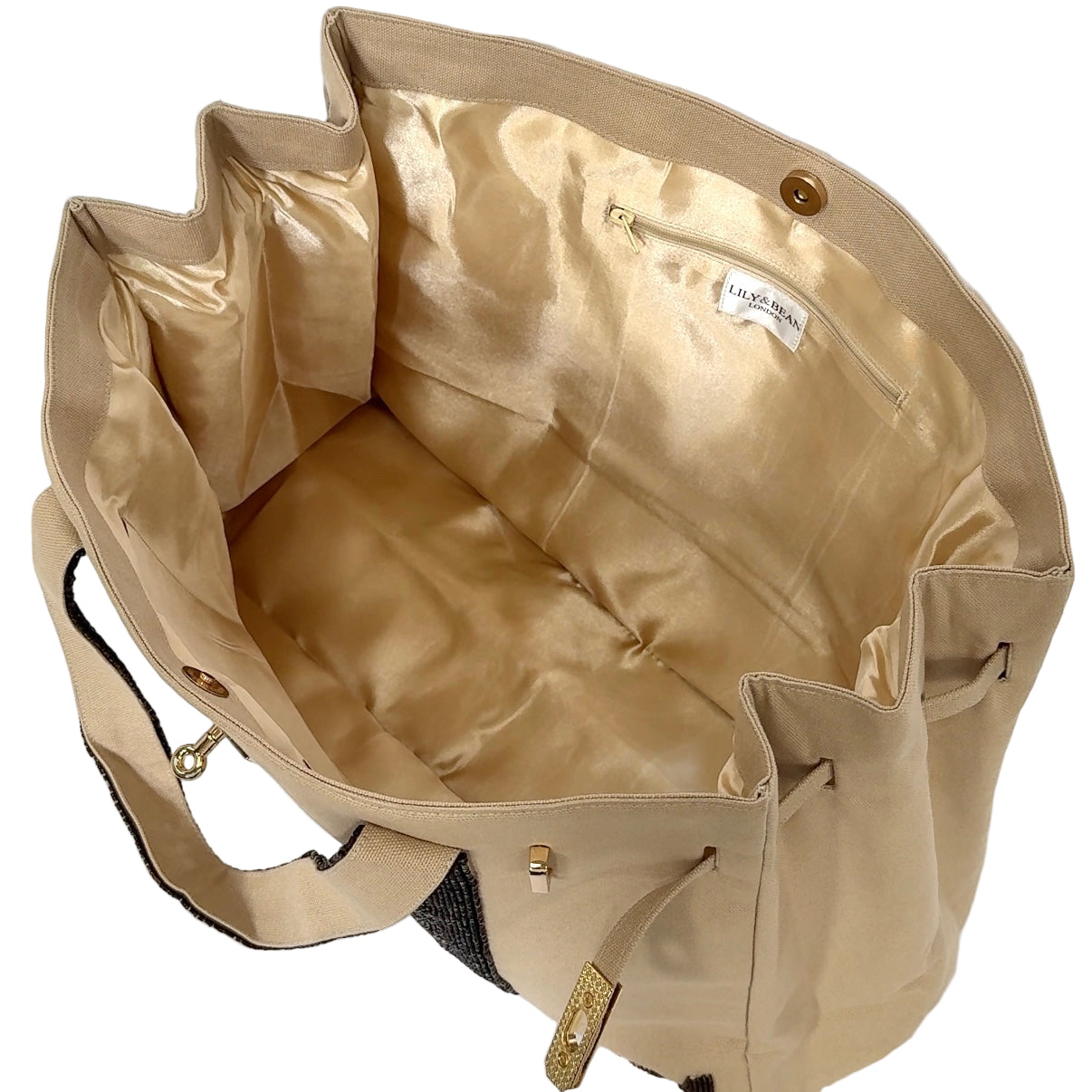 The Beaded Boat Bag - Cream