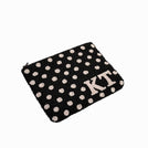 The Beaded Pouch - Brown & Pink