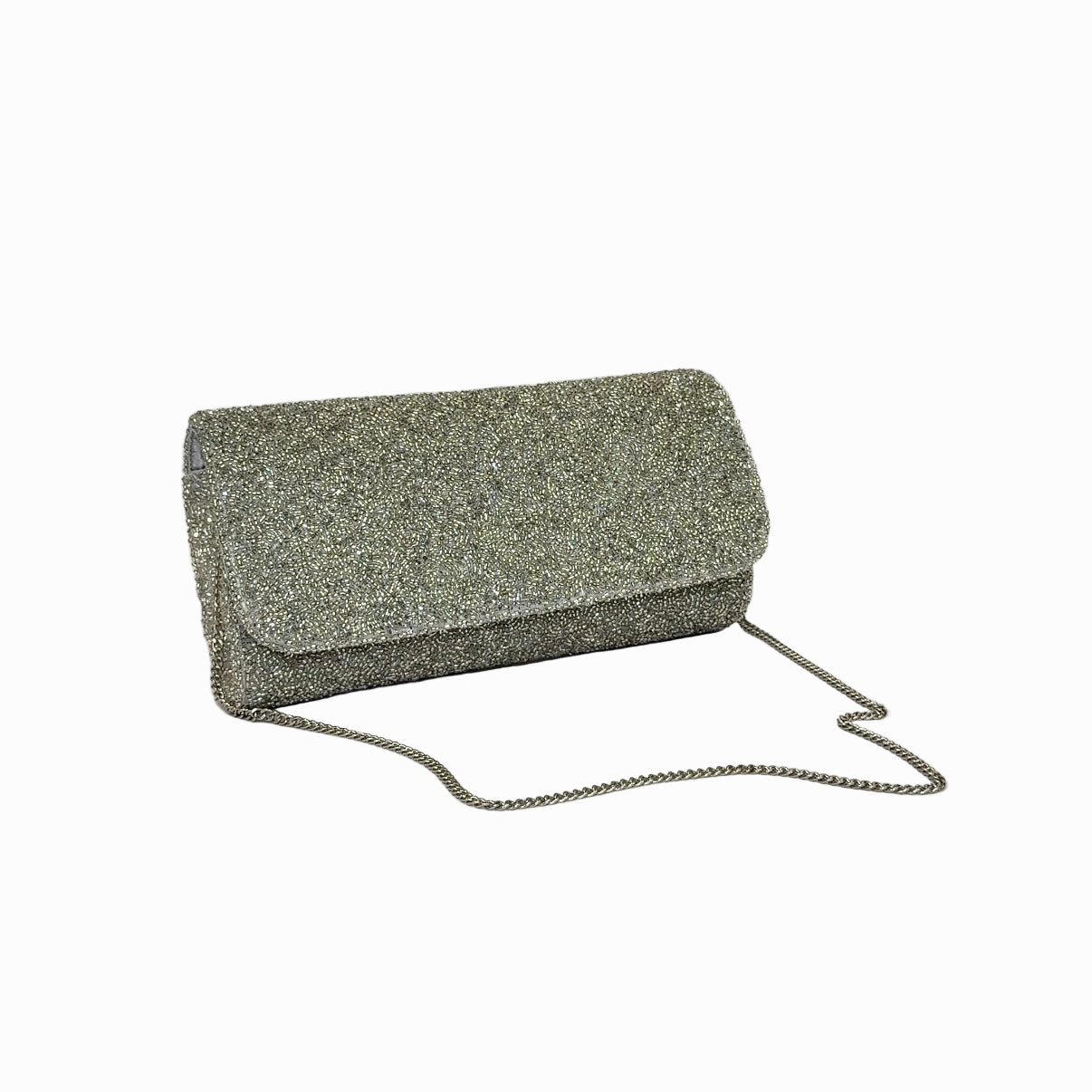 The Silver Beaded Clutch