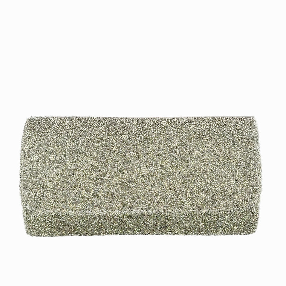 The Silver Beaded Clutch