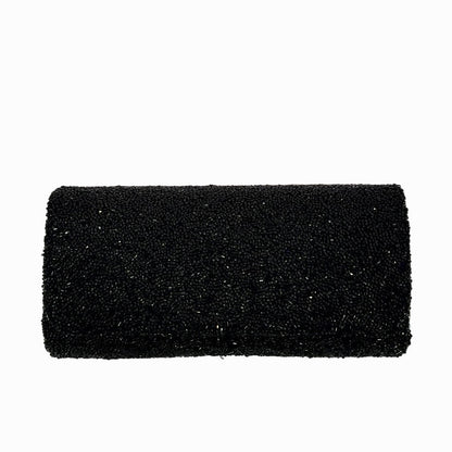 The Black Beaded Clutch