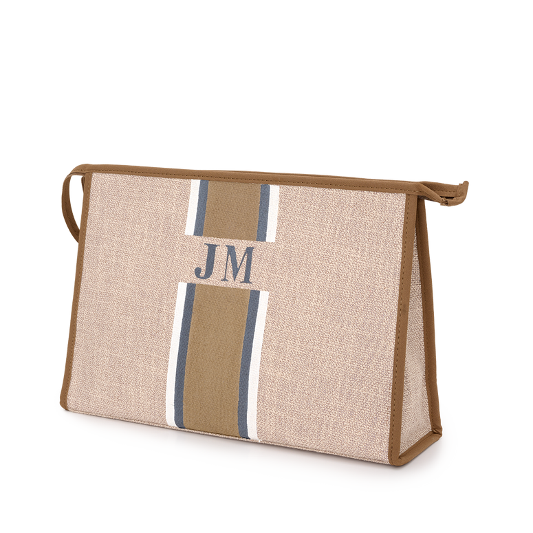 The Ultimate Cosmetic Everything Bag - Soft Fawn with Classic Colours