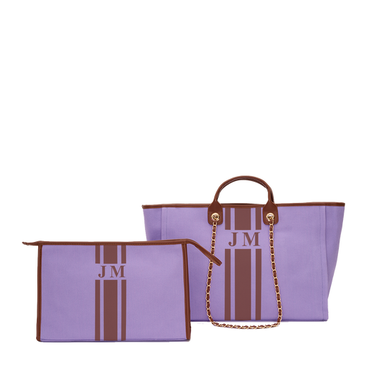 Lavender Tote and Ultimate Cosmetic