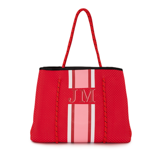 Strawberry Neoprene Beach Bag