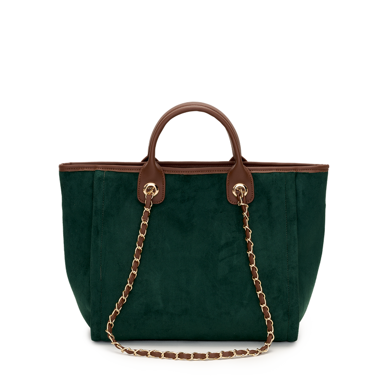 Green Velvet Bag Medium
