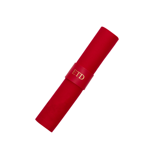 L&B One Off Red Christmas  Napkin Rings