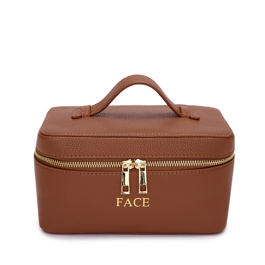 Lily & Bean Leather Travel Vanity Case - Face