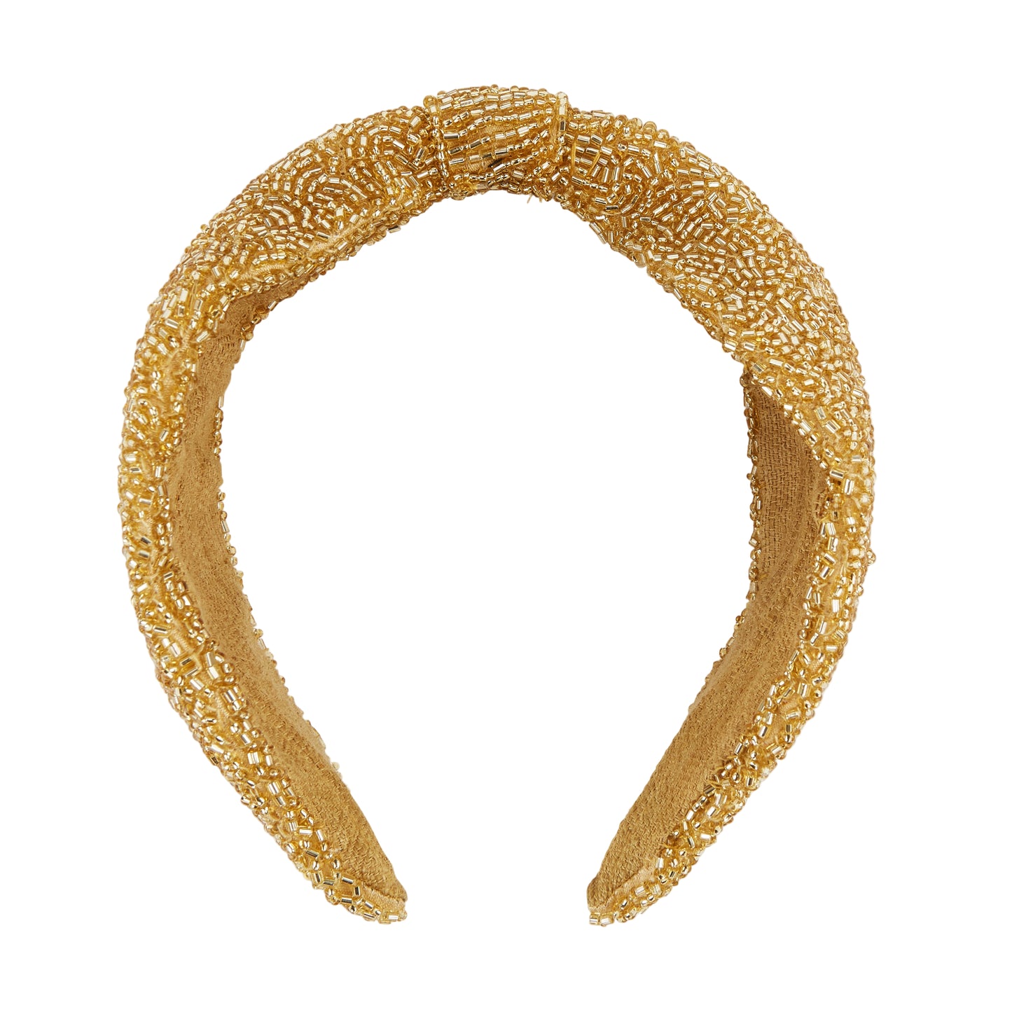 The Gold Beaded Headband