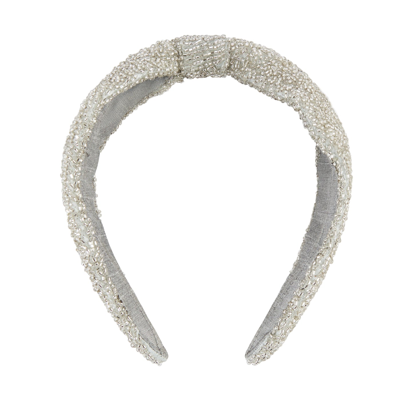 The Silver Beaded Headband