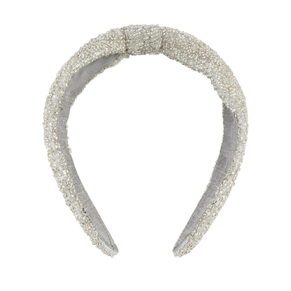 The Silver Beaded Headband