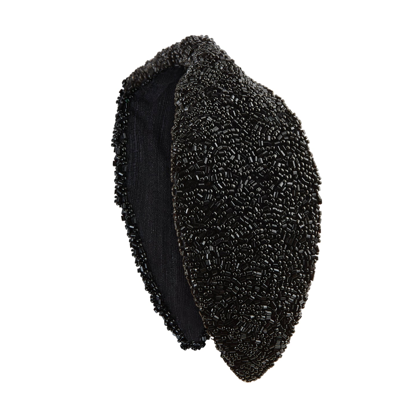 The Black Beaded Headband
