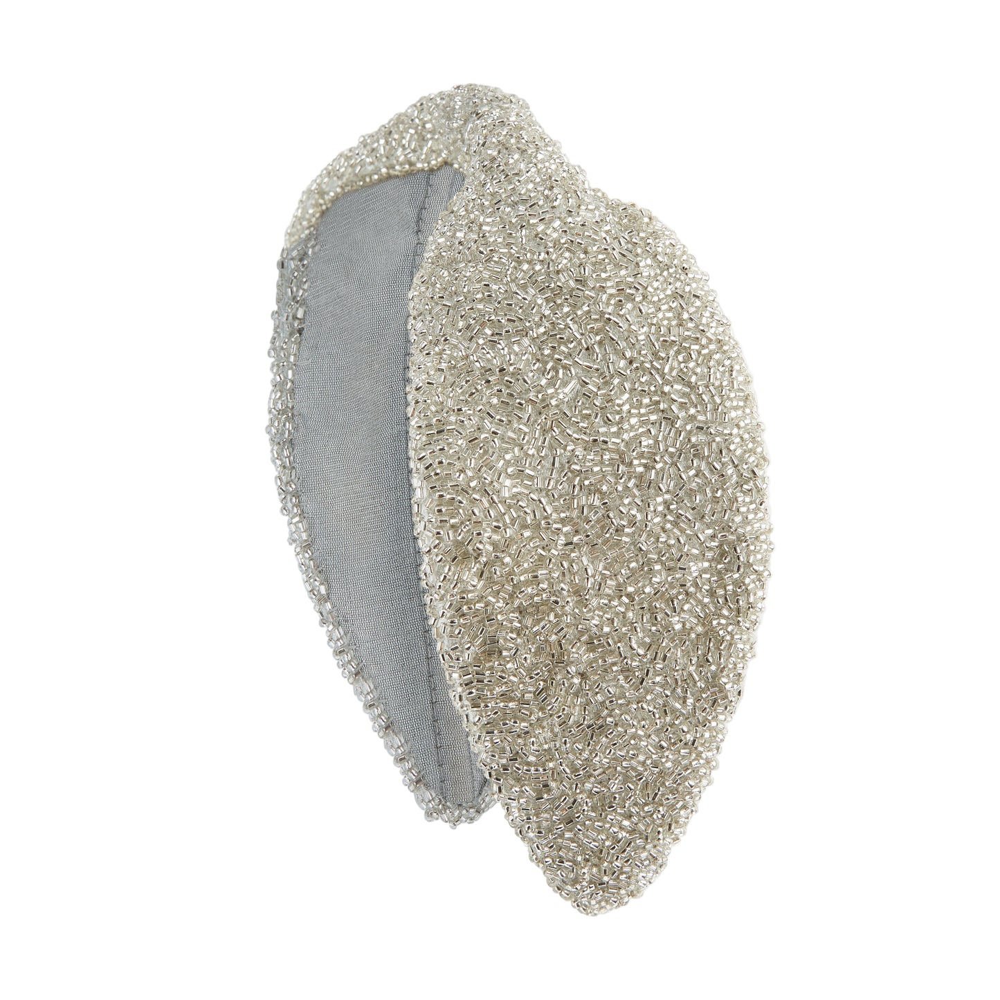 The Silver Beaded Headband
