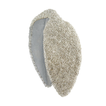 The Silver Beaded Headband