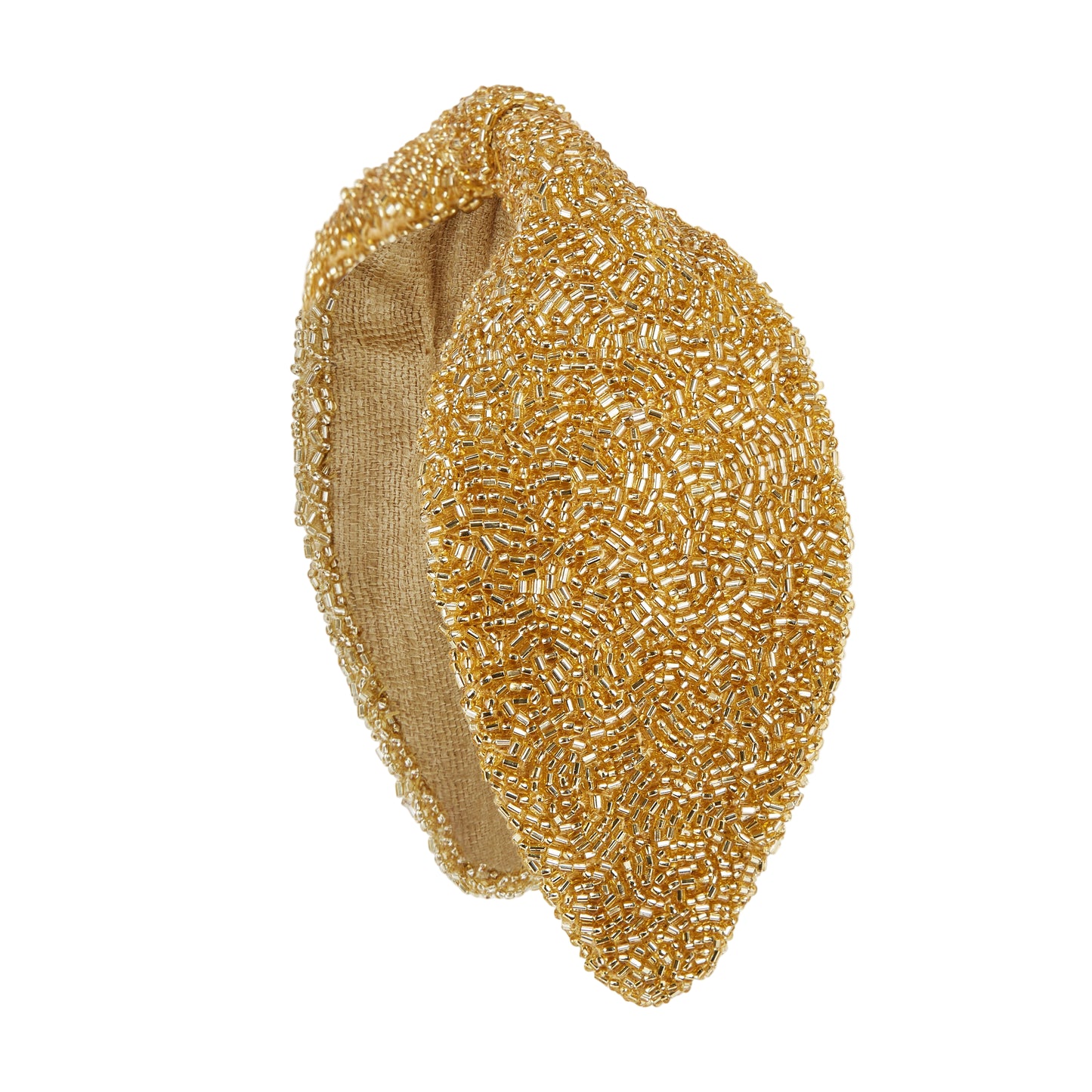 The Gold Beaded Headband