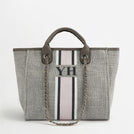 The Lily Canvas Tote - French Grey - Medium