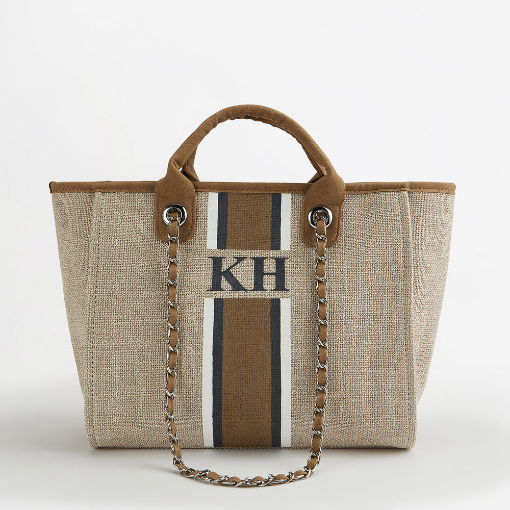 The Lily Canvas Tote - Soft Fawn - Medium