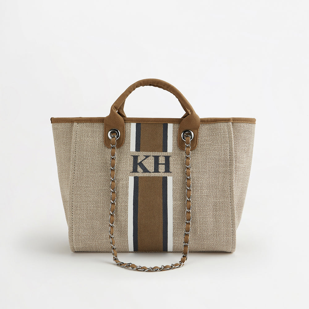 The Lily Canvas Tote - Soft Fawn - Medium