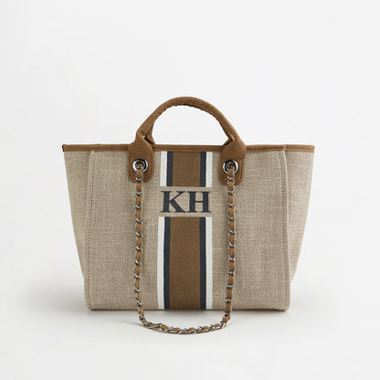 The Lily Canvas Tote - Soft Fawn - Medium