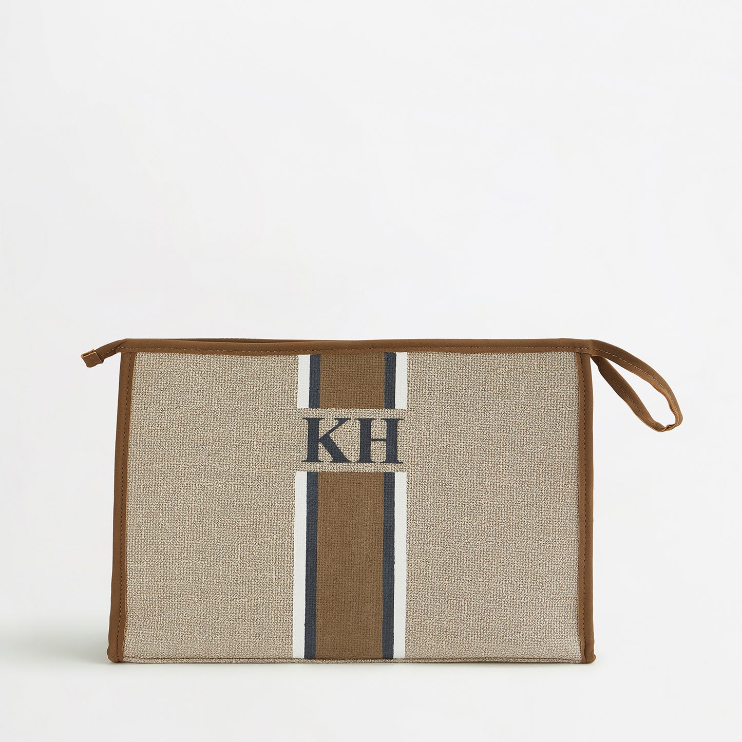The Lily Canvas Ultimate Cosmetic Bag - Soft Fawn