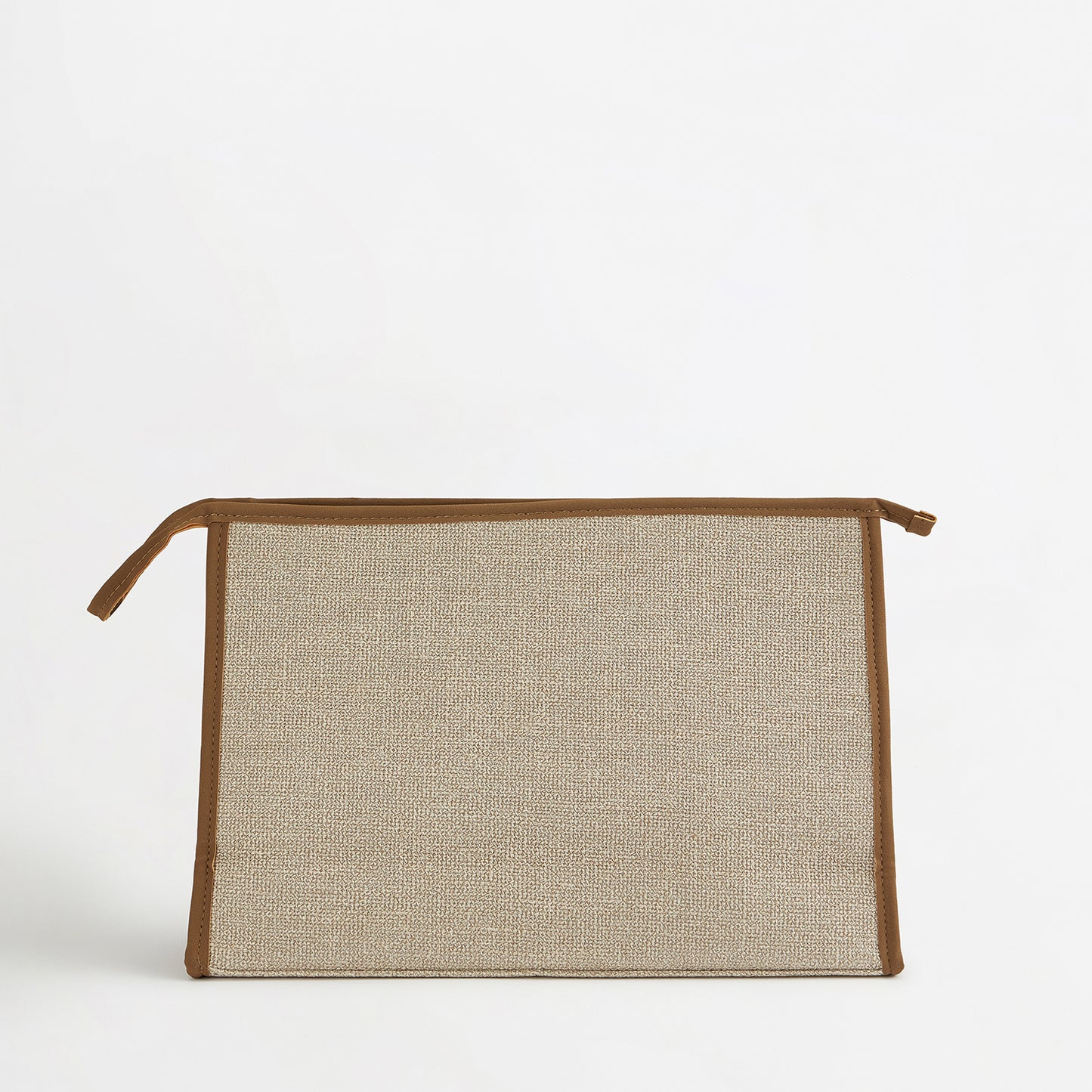 The Lily Canvas Ultimate Cosmetic Bag - Soft Fawn